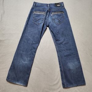 Y2K Silver Tab Levi’s Boot Jeans Embellished Pockets Sz 31